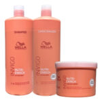 Wella Nutri Enrich Kit Secos Ressecados Nutrição Profunda Litro Lavatório Salão Shampoo 1l Condicionador 1l Máscara 500m
