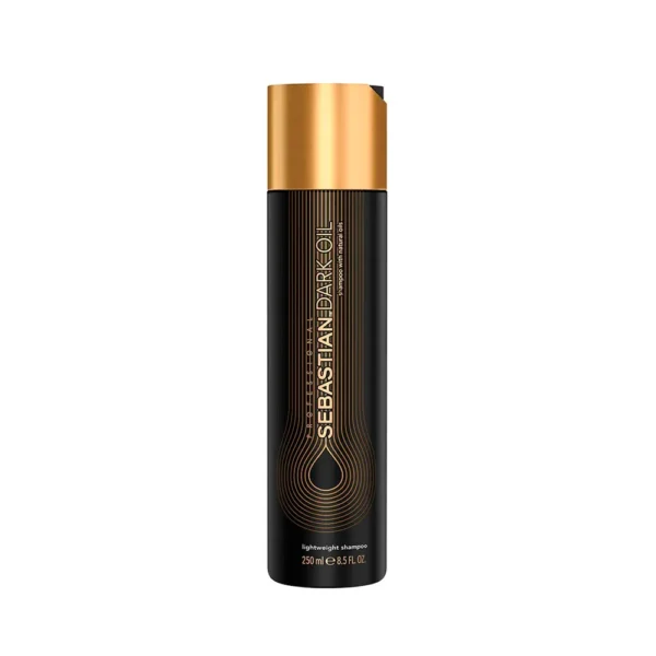 Shampoo Sebastian Dark Oil 250ml Nutrição Com Leveza E Brilho Para Todos Os Tipos De Cabelo