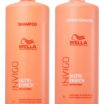 Kit Wella Invigo Nutri Enrich Shampoo 1000ml + Cond 1000ml