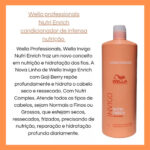 Wella Nutri Enrich Kit Secos Ressecados Nutrição Profunda Litro Lavatório Salão Shampoo 1l Condicionador 1l Máscara 500m - Imagem 9