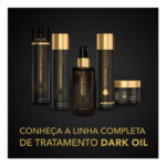Shampoo Sebastian Dark Oil 250ml Nutrição Com Leveza E Brilho Para Todos Os Tipos De Cabelo - Imagem 5