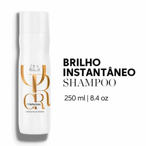 Shampoo Wella Oil Reflections Luminous 250ml Brilho E Hidratação